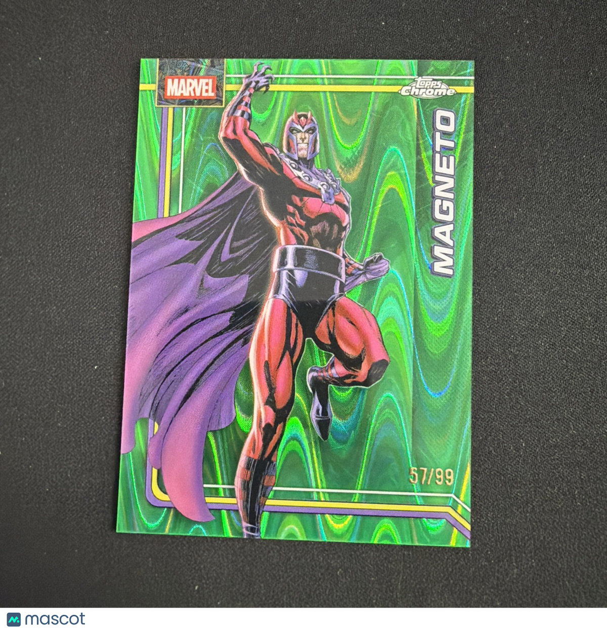 2026 Topps Chrome Marvel Comics #74 MAGNETO GREEN WAVE REFRACTOR /99