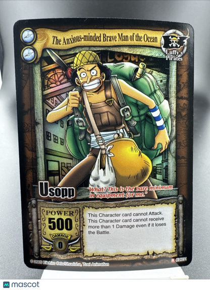 Bandai One Piece CCG Card Usopp The Anxious-minded Brave Man Of The Ocean Holo