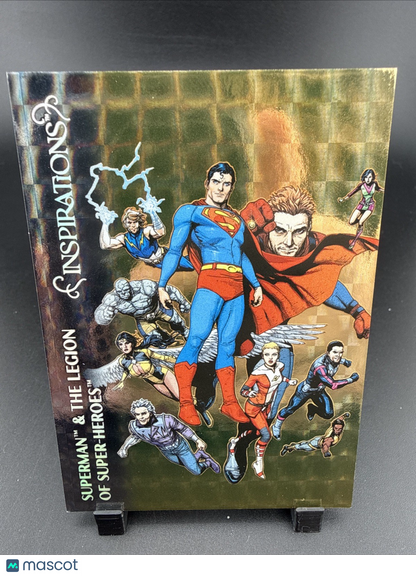 2026 UD Inspirations #76 Superman / Legion of Super-Heroes Foil Foil Silver  /99