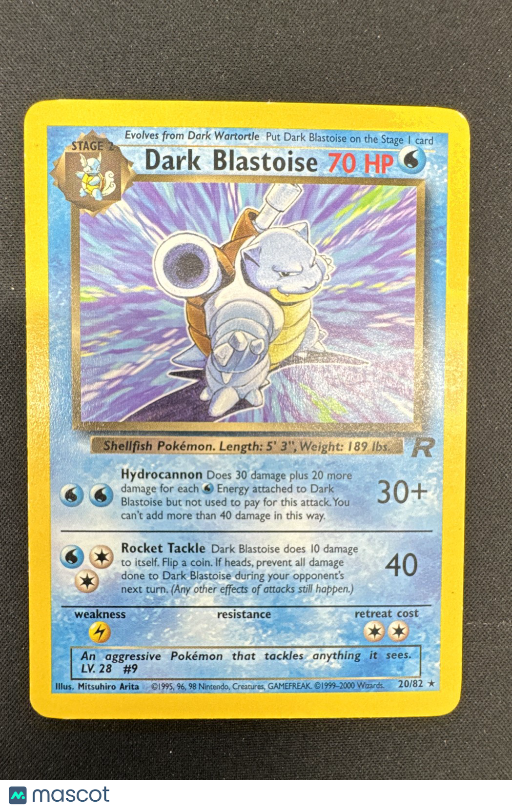 Dark Blastoise 20/82 Team Rocket Regular