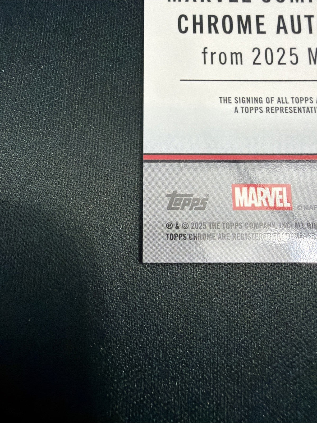 2025 Topps Chrome Marvel Comic Book Artist Autograph Hulk #1 - Ryan Ottley