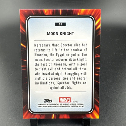 2025 Topps Marvel #98 Moon Knight 18/62 SSP