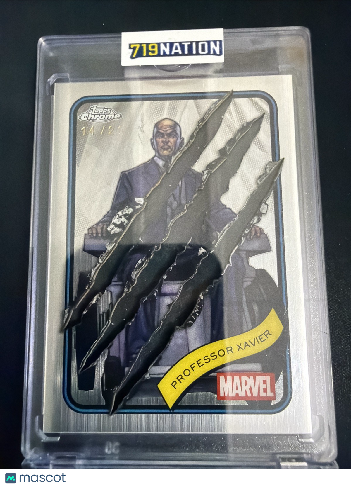 Topps Chrome Marvel Professor Xavier Clawed Variation 2025 14/20