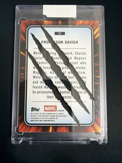 Topps Chrome Marvel Professor Xavier Clawed Variation 2025 14/20