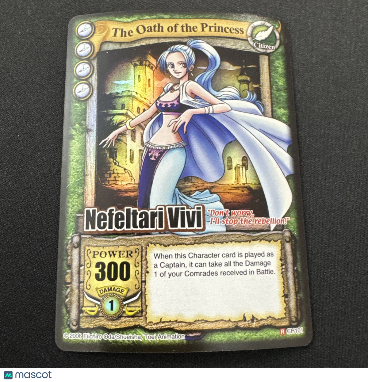 Bandai One Piece CCG Card Nefeltari Vivi The Oath Of The Princess Holo