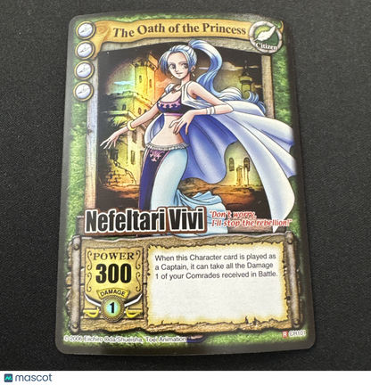 Bandai One Piece CCG Card Nefeltari Vivi The Oath Of The Princess Holo