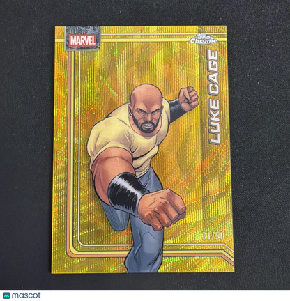 2026 Topps Chrome Marvel - Luke Cage - Gold Refractor /50