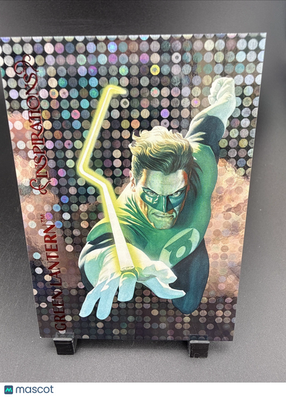 2026 UD Inspirations The World Of DC Pattern Foil Red GREEN LANTERN #5 #239/299