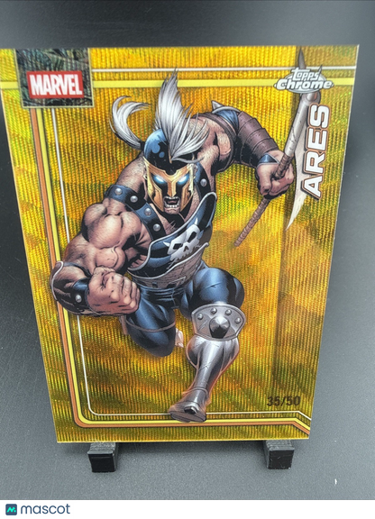 Topps Chrome 2026 Marvel Ares #8 Serial Numbered #/50  47/50 Non-Sport Trading