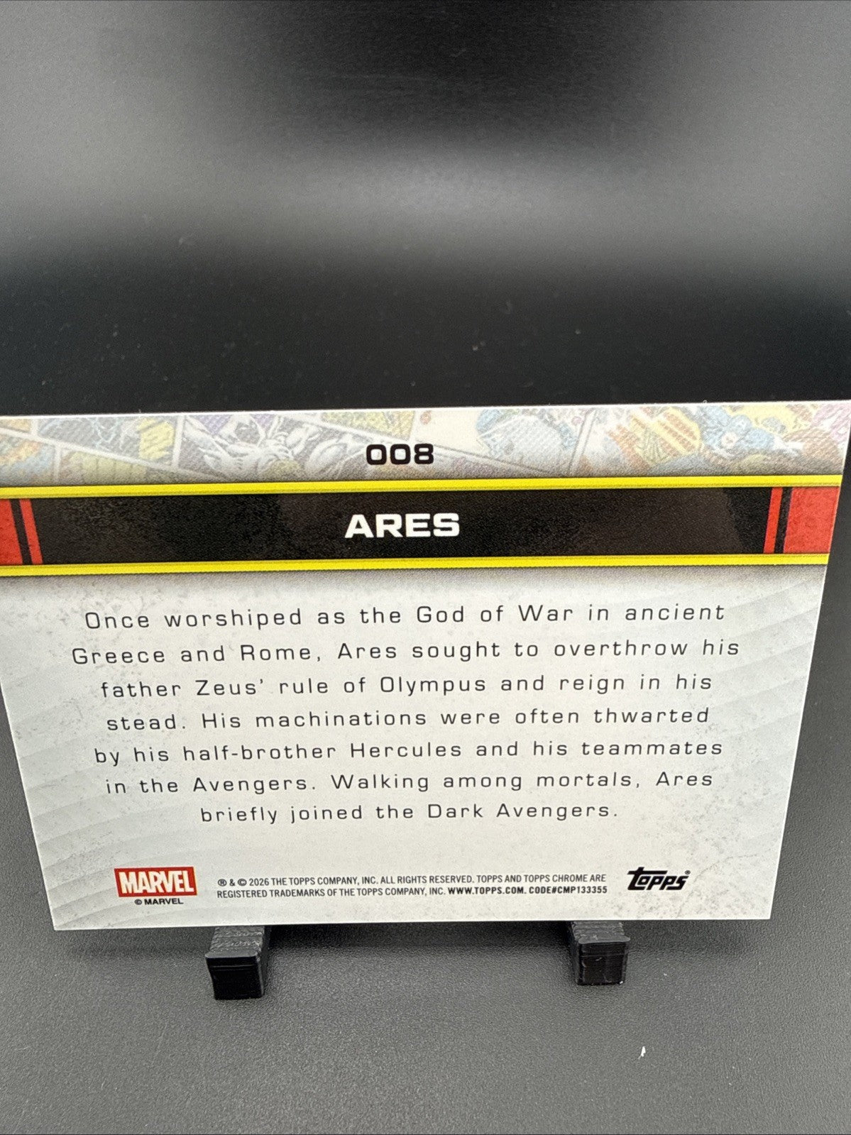 Topps Chrome 2026 Marvel Ares #8 Serial Numbered #/50  47/50 Non-Sport Trading