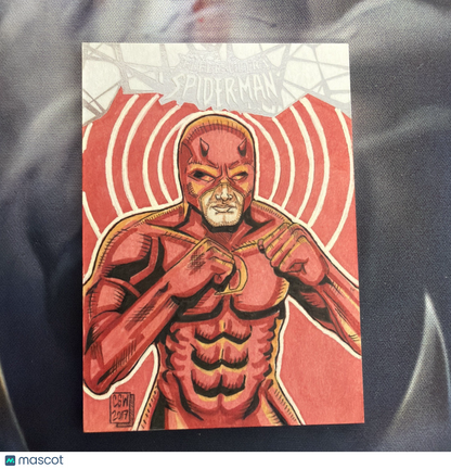 2017 Fleer Ultra Spider-Man Daredevil 1/1 Sketch Chris Willdig