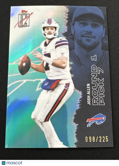 2025 Topps Signature Class JOSH ALLEN #7 Teal /225 Buffalo Bills NFL QB