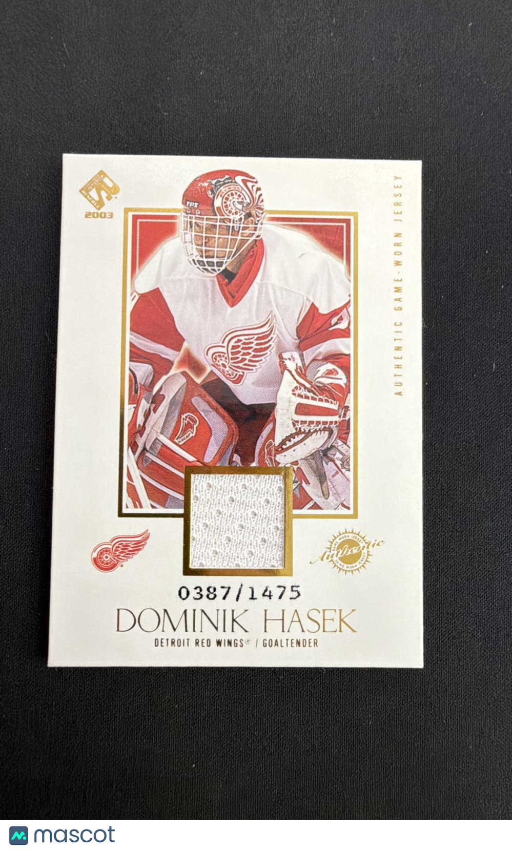 2002-03 Pacific Private Stock Reserve - Dominik Hasek #117 /1475 (MEM)