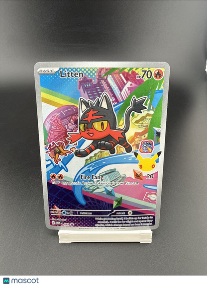 Litten 020/30th-P 30th Anniversary 1st Partner Chinese Pokemon Near Mint