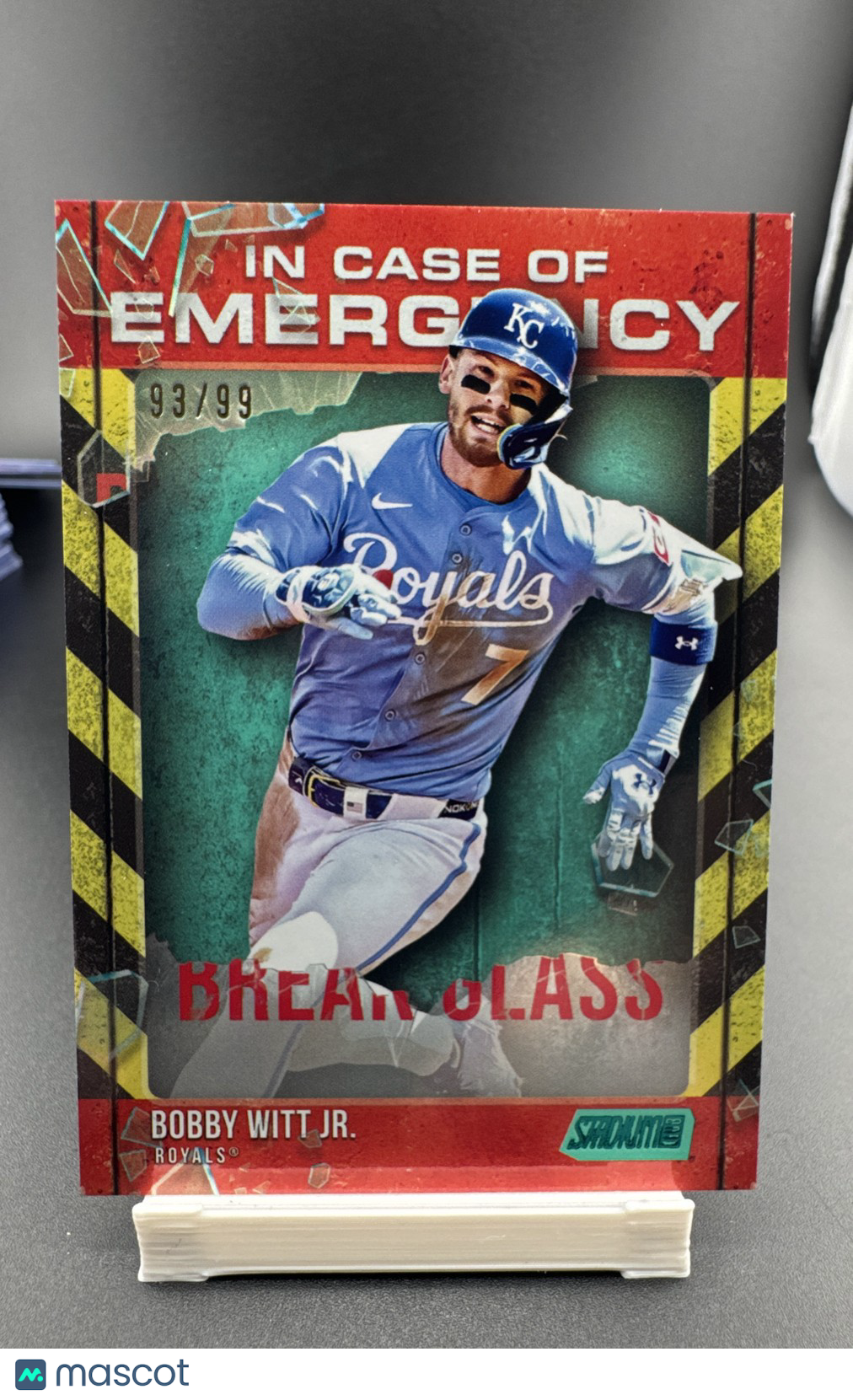 2025 Topps Stadium Club - In Case of Emergency Bobby Witt Jr. #ICE-1 /99
