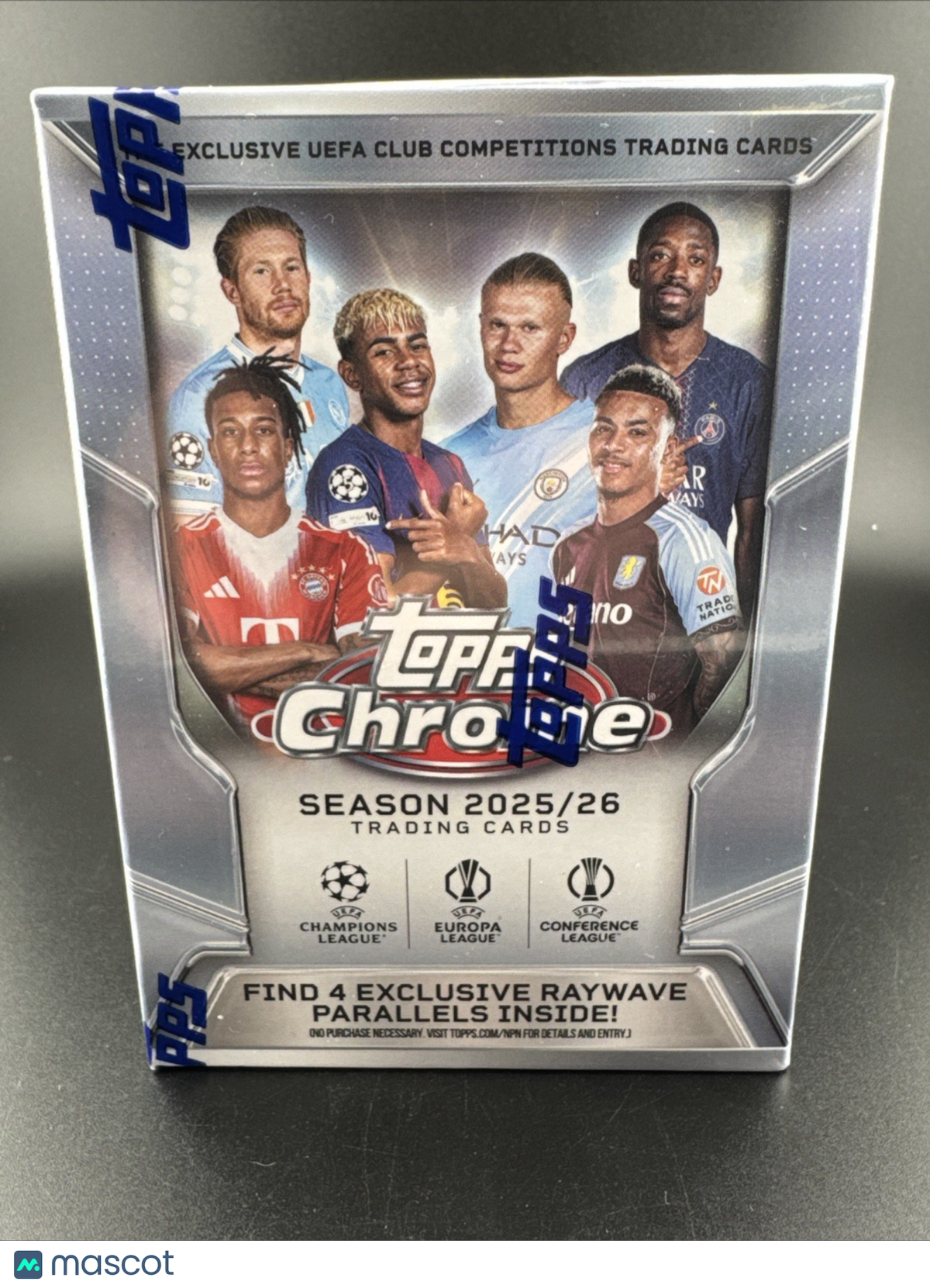 2025/26 Topps Chrome UEFA Club Competitions Soccer Blaster Box