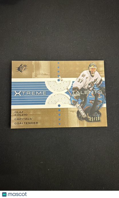 2002-03 SPx - Xtreme Talents Olaf Kolzig #X-OK Gold /15 (MEM)