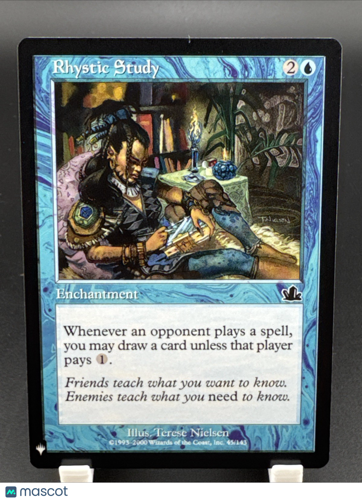 Magic the Gathering Rhystic Study Prophecy Card Regular 45/143