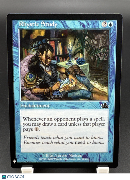Magic the Gathering Rhystic Study Prophecy Card Regular 45/143