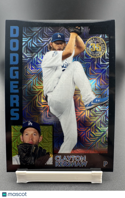 2019 Topps Silver Pack Series 2 - 1984 Topps Baseball Clayton Kershaw #T84-1...