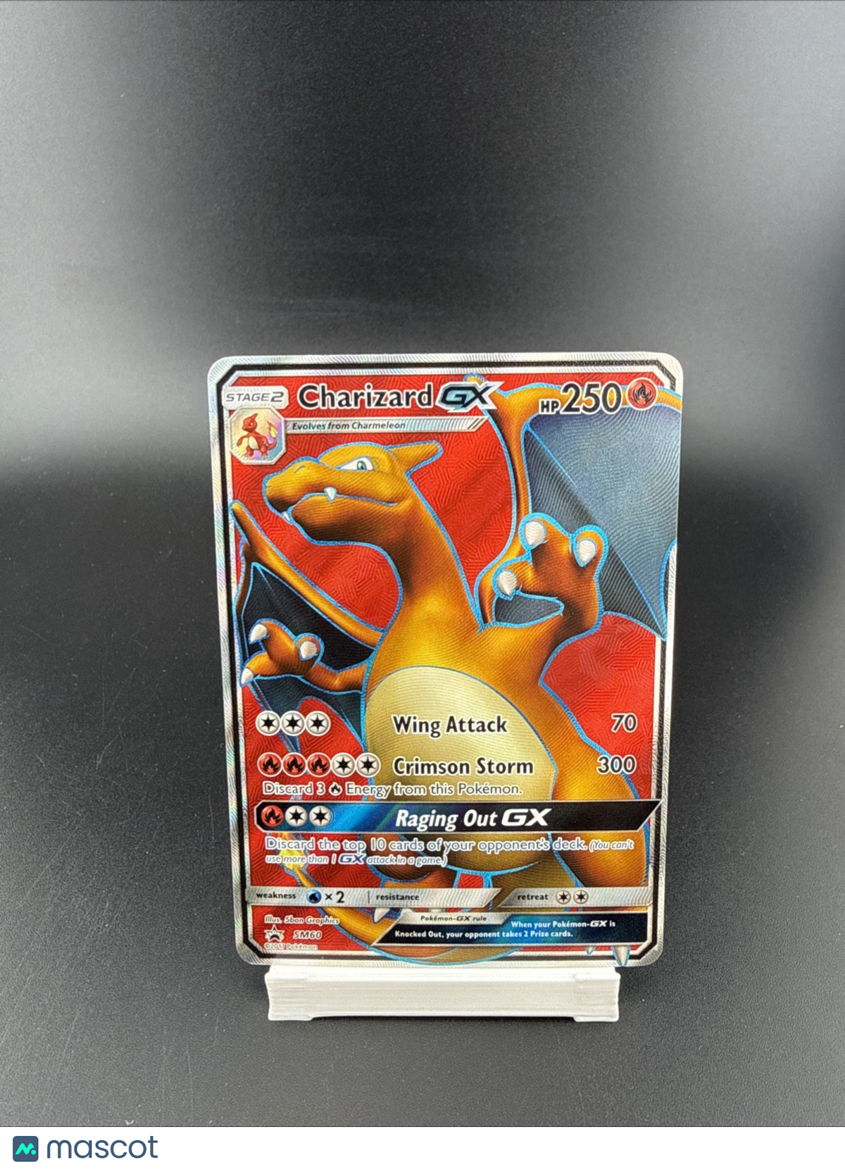 Charizard GX SM60 Full Art Black Star Promo hp/dmg