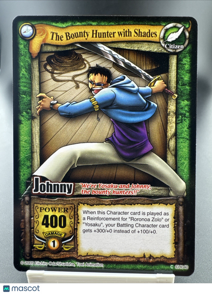 Bandai One Piece CCG Card Johnny The Bounty Hunter With Shades