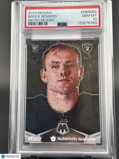 2024 Panini Mosaic - Micro Mosaic Brock Bowers #MM-BBS (RC)