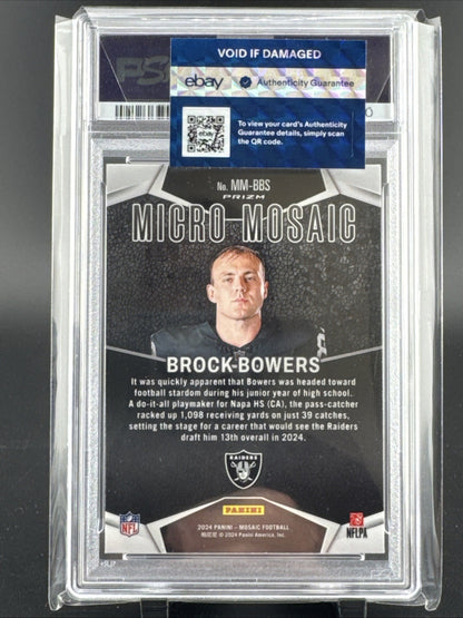 2024 Panini Mosaic - Micro Mosaic Brock Bowers #MM-BBS (RC)