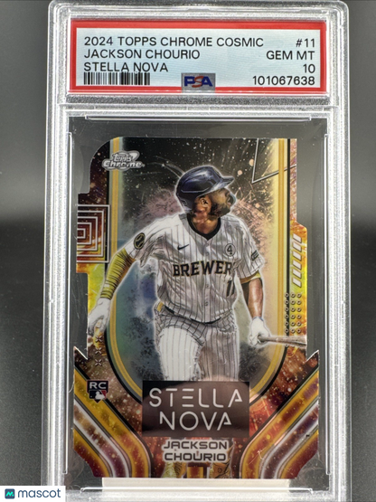 2024 Topps Cosmic Chrome - Stellanova Jackson Chourio #SN-11 (RC)
