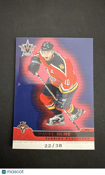2001-02 Pacific Vanguard - Pavel Bure #42 Red /38
