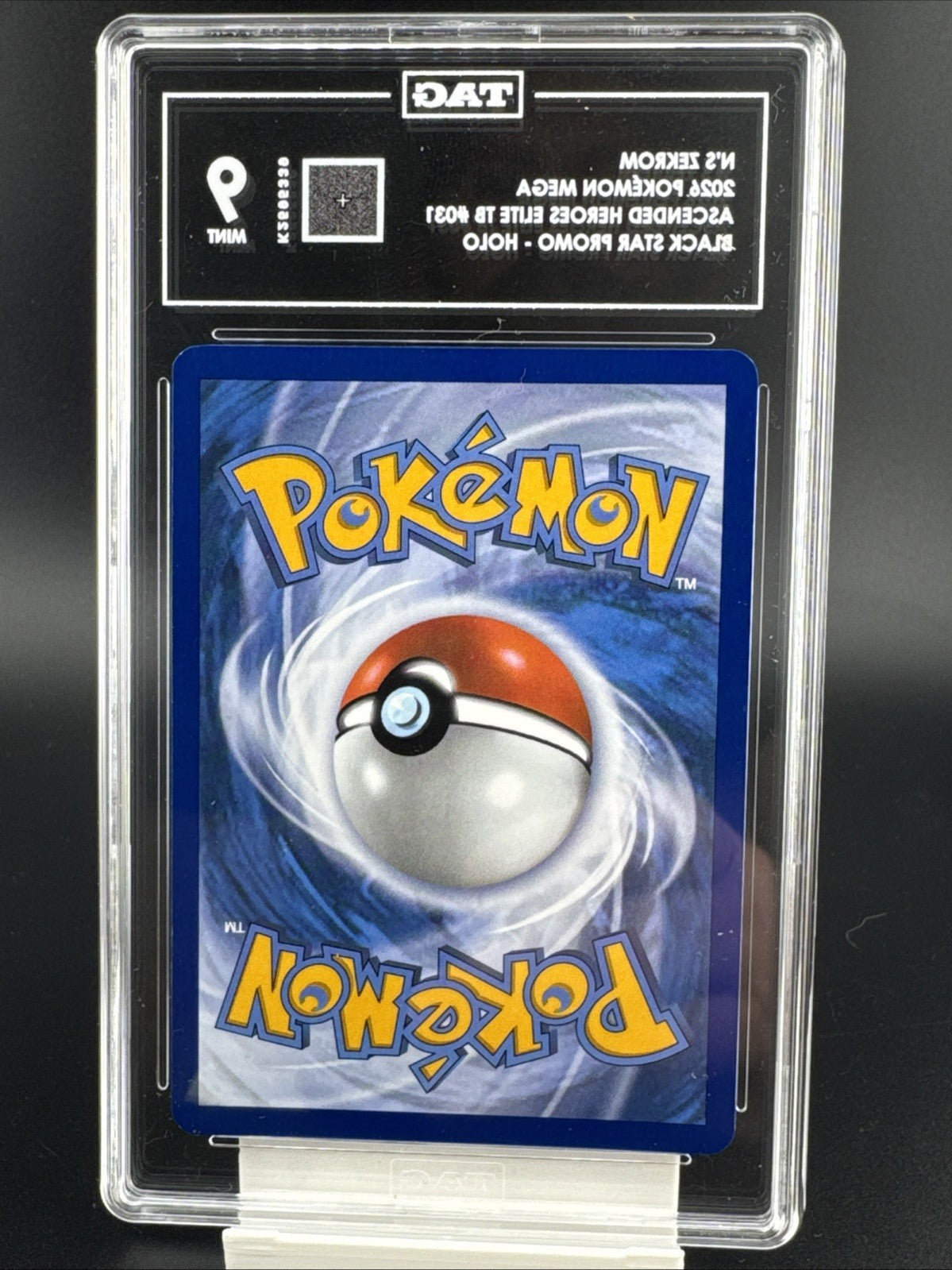 N's Zekrom 2026 Pokemon Mega Ascended Hero’s Elite TB 031 Black Star Promo Holo