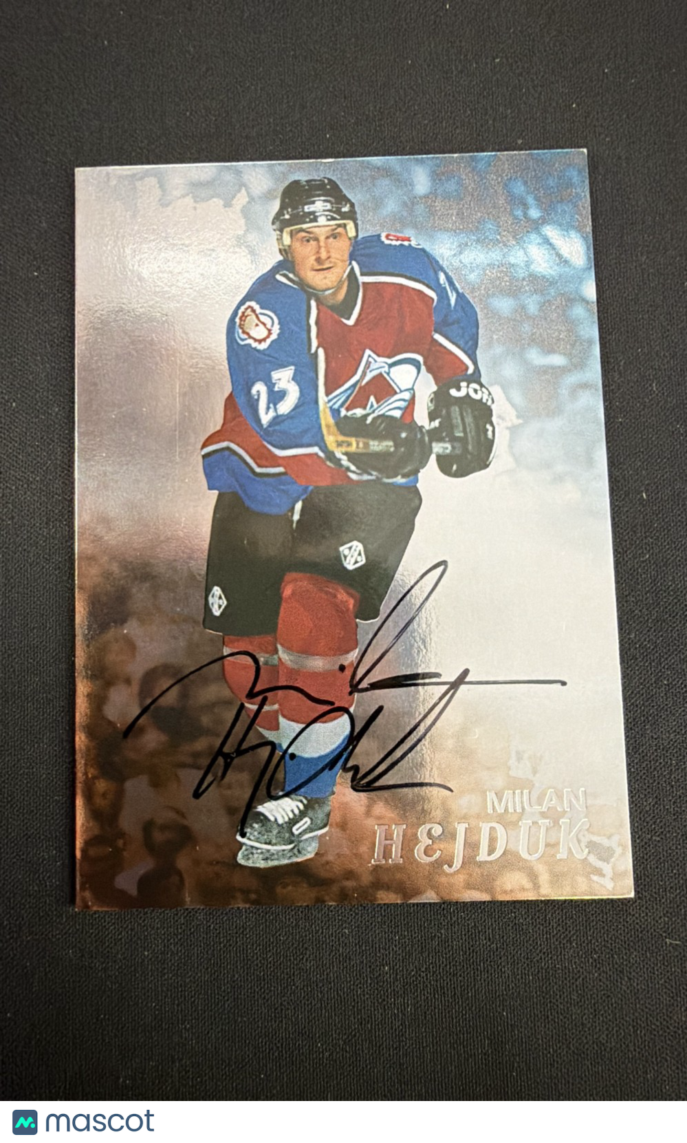 1998-99 In the Game Be A Player - Milan Hejduk #187 Silver Autographs (AU, RC)
