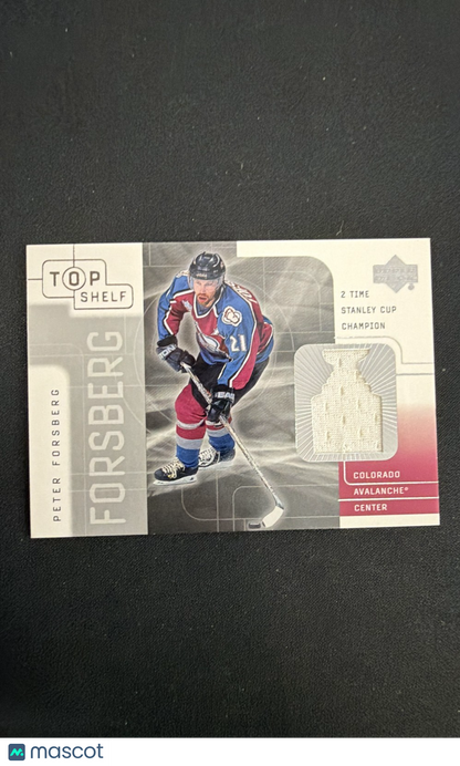 2001-02 Upper Deck Top Shelf - Game-Used Jerseys Peter Forsberg #PF (MEM)
