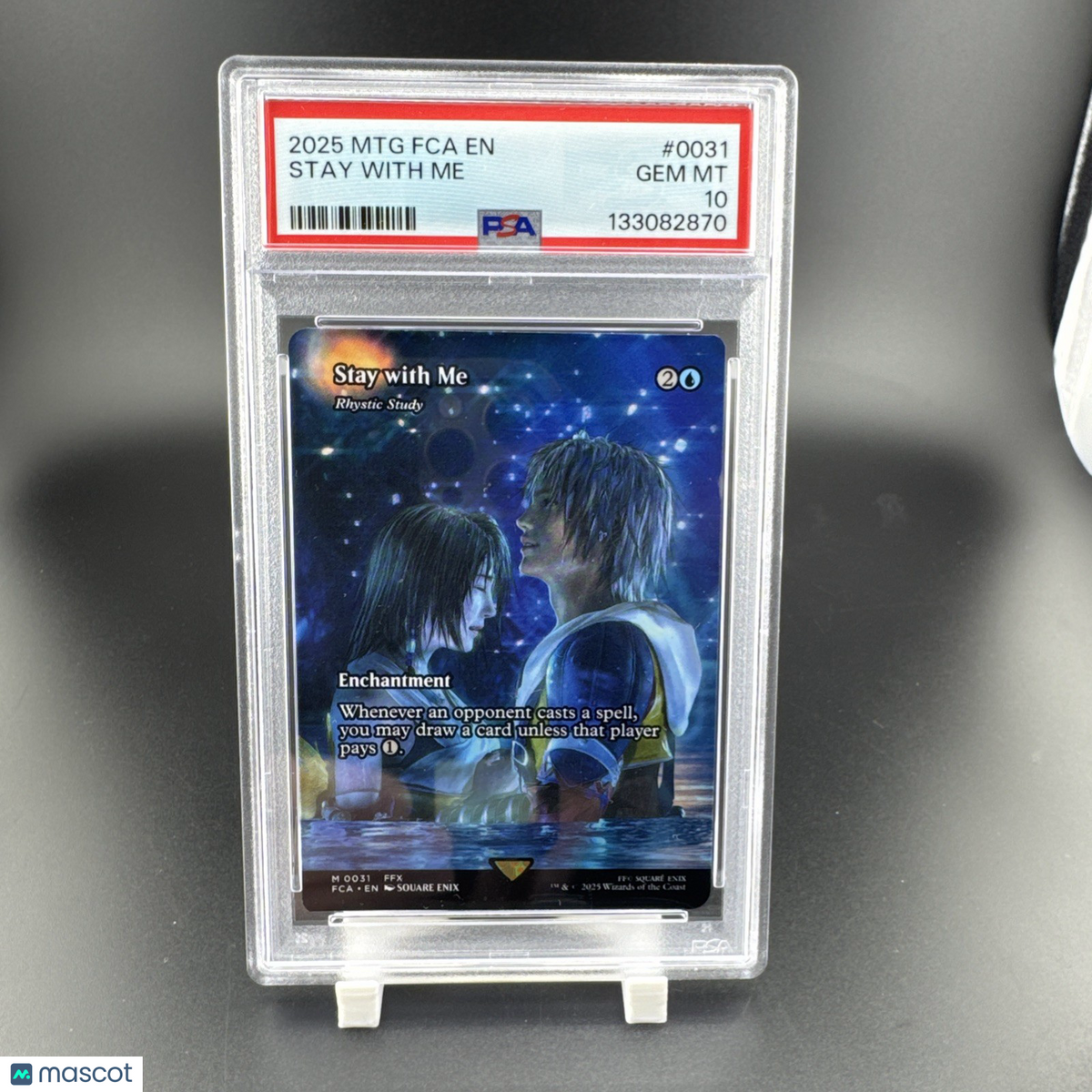 Stay with Me - Rhystic Study (Showcase) Final Fantasy: Through the Ages PSA 10