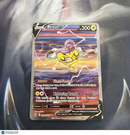 Raikou V GG41/GG70 SWSH: Crown Zenith: Galarian Gallery Holo