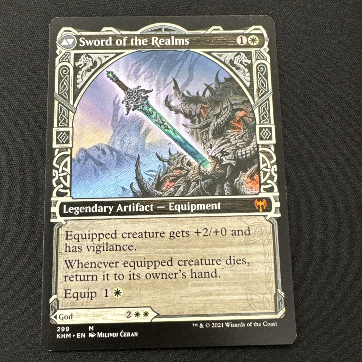 Halvar, God of Battle (Showcase) Kaldheim Regular