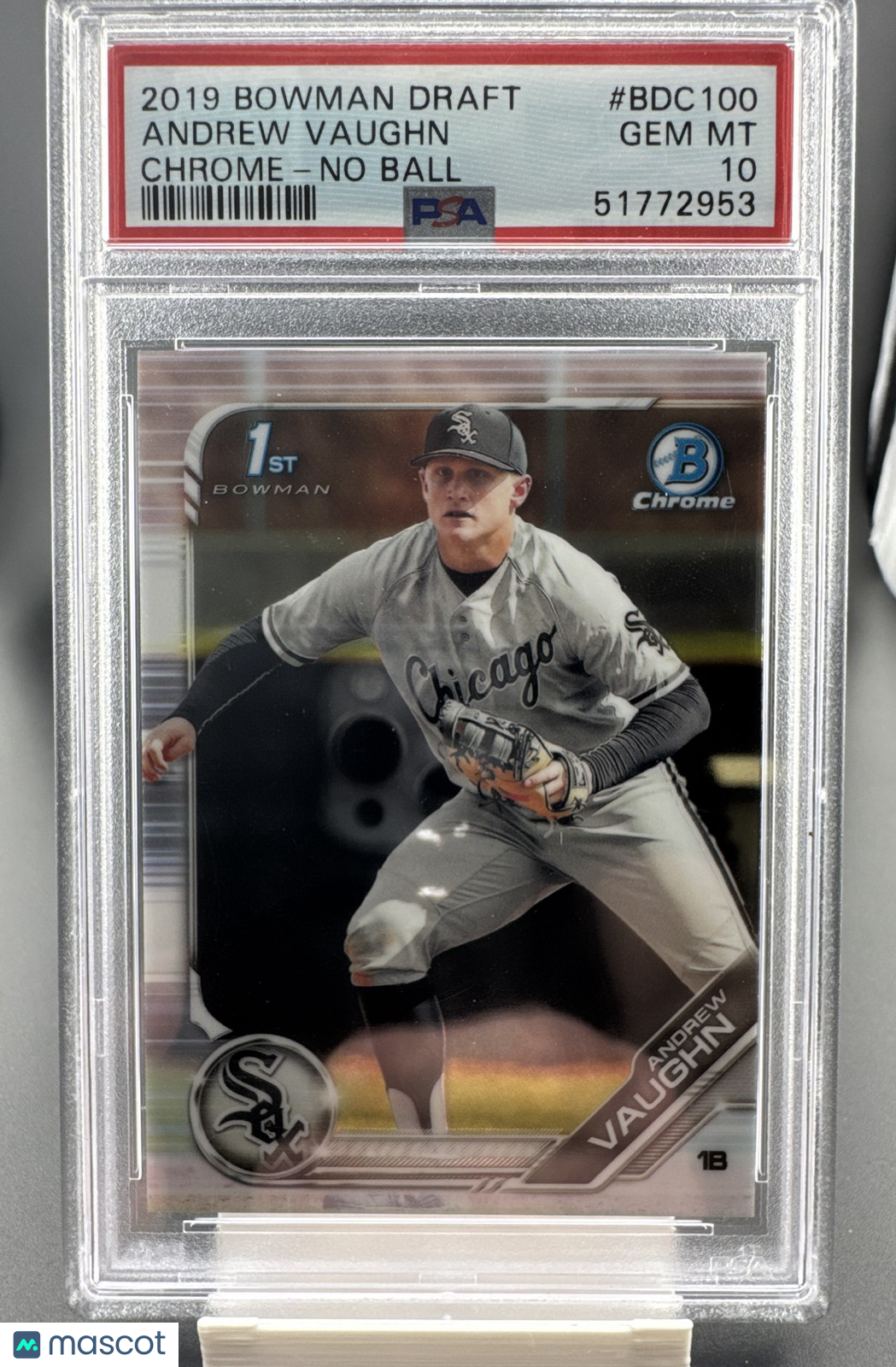 2019 Bowman Draft - Chrome Image Variation Andrew Vaughn #BDC-100 Ball Near...