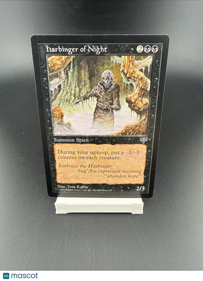 1x Harbinger of Night - LP - Mirage - MTG Magic Lightly Played
