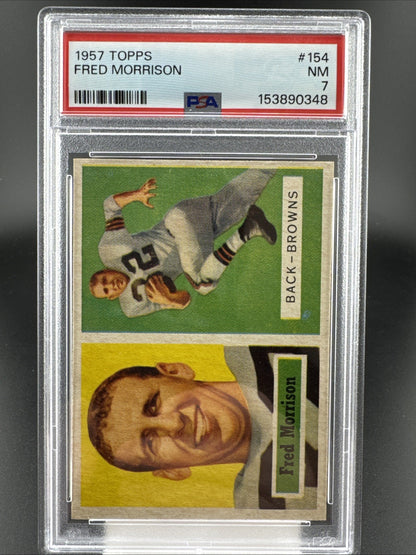 1957 Topps - Fred Morrison #154 PSA 7