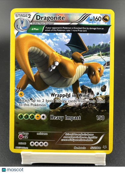 Dragonite 52/108 Roaring Skies Holo Rare