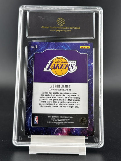 2024-25 Panini Prizm - Deep Space LeBron James #5 Silver Prizm