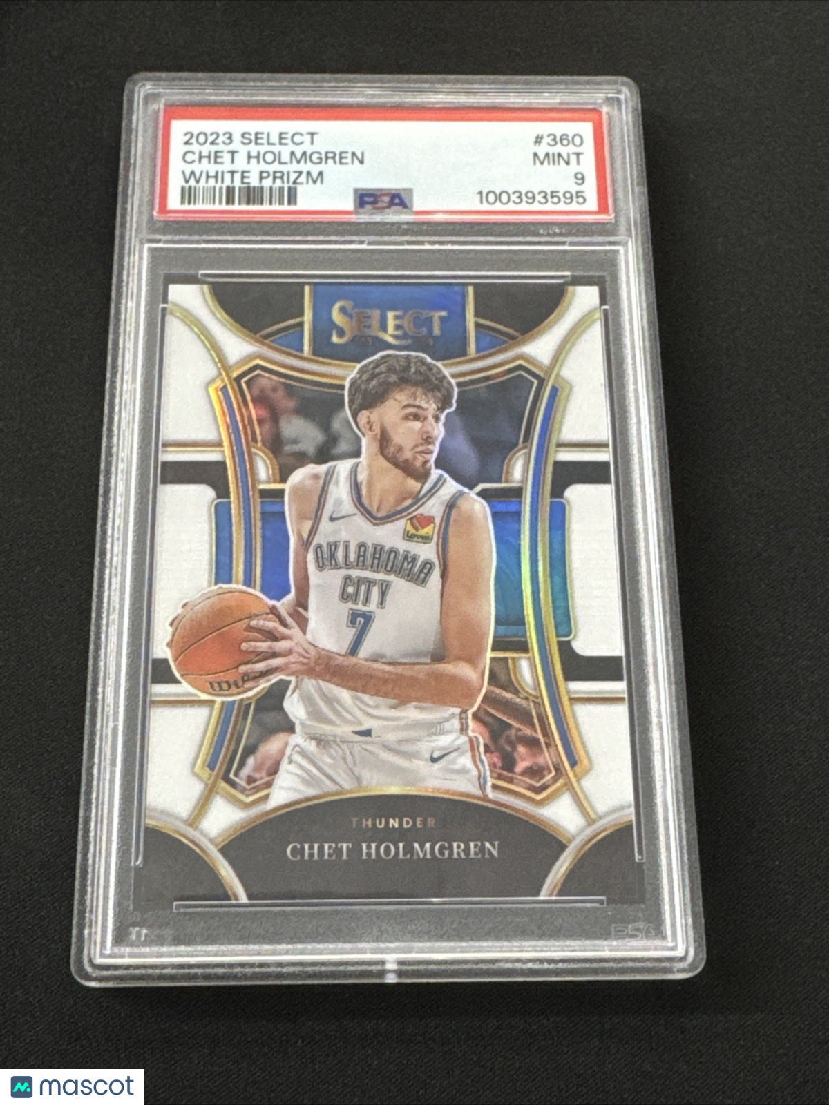 2023-24 Panini Select - Mezzanine Level Chet Holmgren #360 White Prizm /149