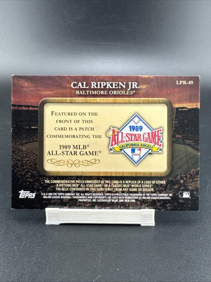 2009 Topps - Legends of the Game Manufactured Commemorative Patch Cal Ripken...
