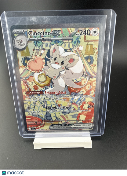 Cinccino ex 119/086 Special Illustration Rare (SIR) Pokemon Chaos Rising NM 🔥