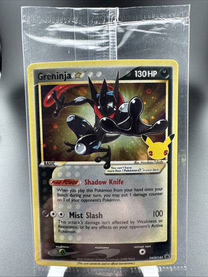 Pokemon Greninja Star SWSH144 SWSH: Sword & Shield Promo Cards Holo Sealed