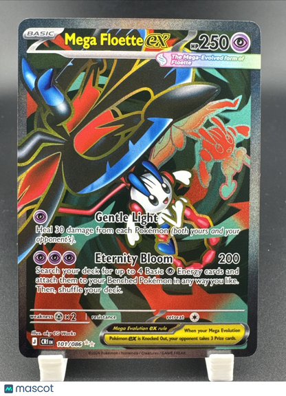 Pokemon Chaos Rising: Mega Floette Ex Full Art Ultra Rare  101/086
