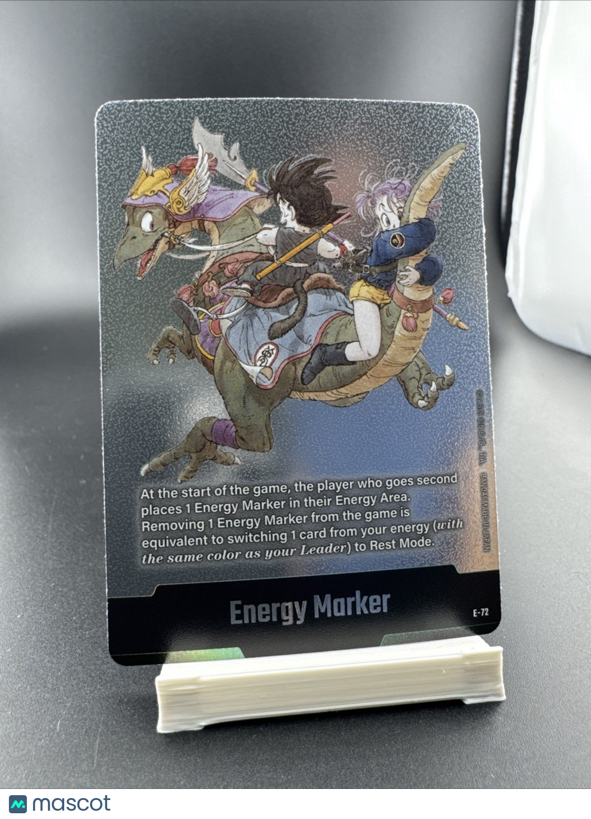Energy Marker E-72 Silver Foil DRAGON BALL Fusion World Manga Booster SB02