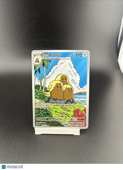 Pokémon TCG Alolan Dugtrio Surging Sparks 208/191 Special Illustration Rare Card