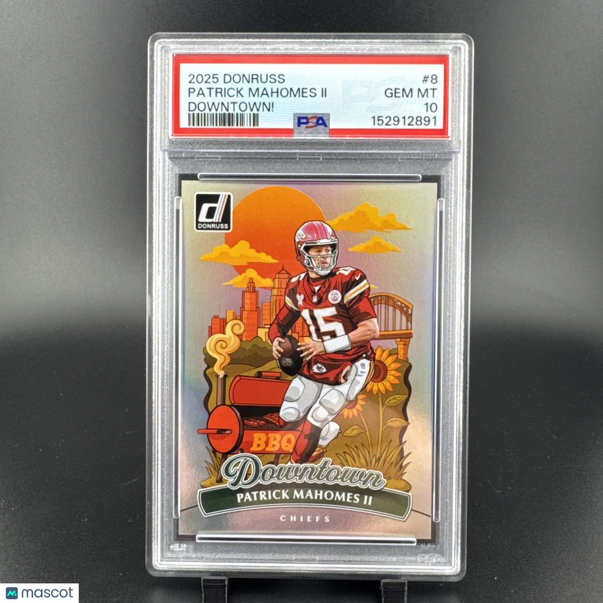 2025 Donruss #8 Patrick Mahomes II Downtown PSA 10