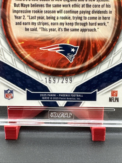 2025 Panini Phoenix - Paragon Drake Maye #7 Wave 169/299 TAG 9